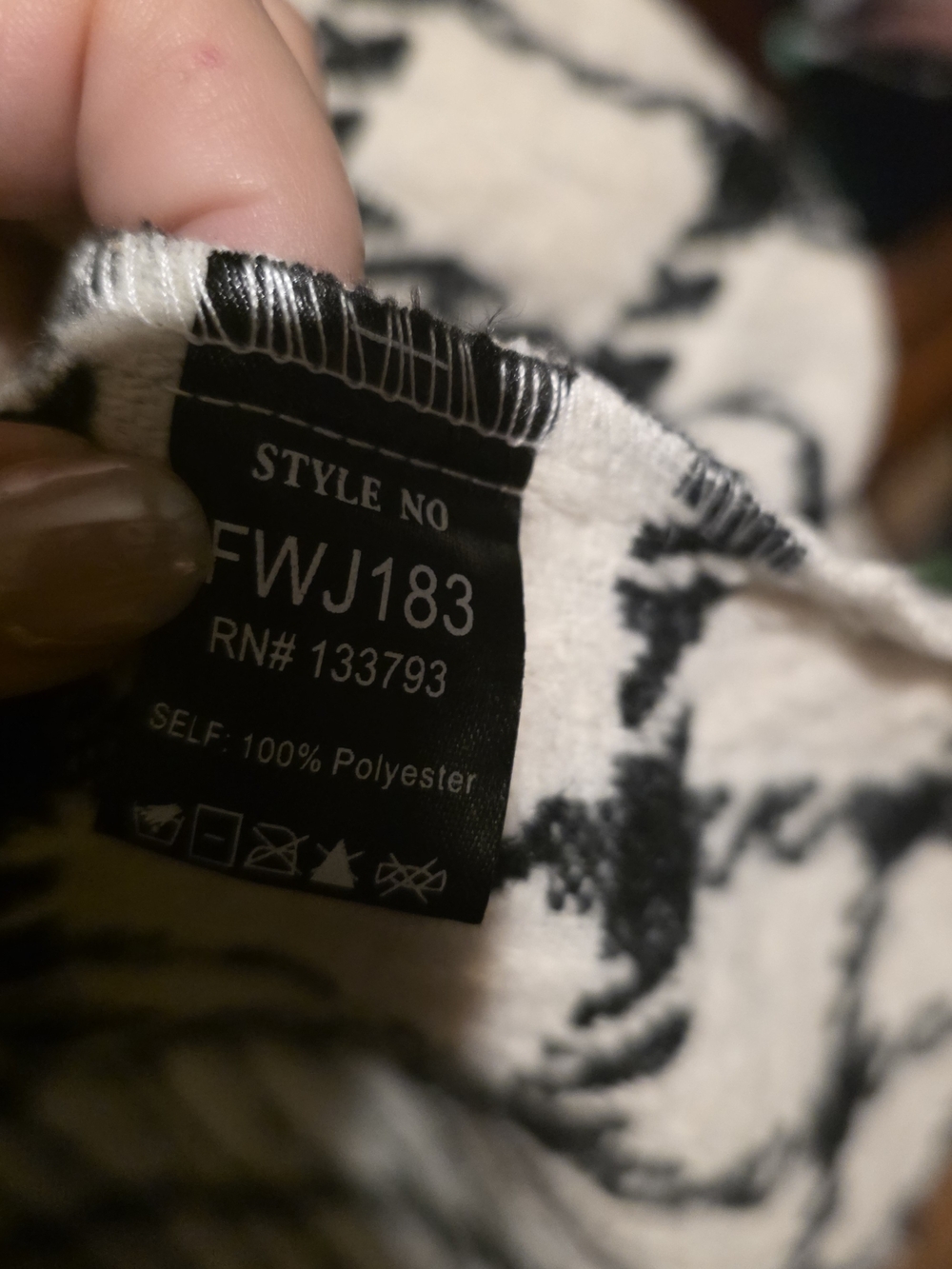 POL Black & White Checked Tweed Blazer EUC Medium 20 Ptp - Picture 4 of 4
